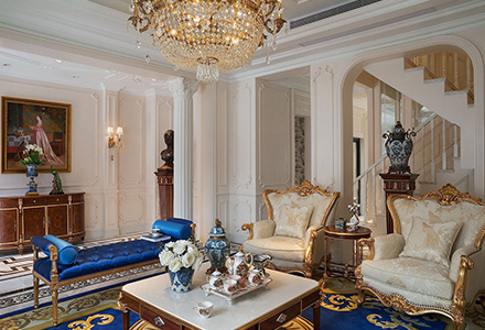北京融創(chuàng)千章墅法式風(fēng)格別墅裝修設(shè)計