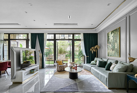 北京景粼原著美式風(fēng)格別墅裝修設(shè)計(jì)