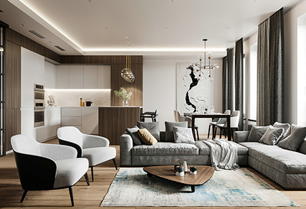 北京紫辰院現(xiàn)代風(fēng)格軟裝設(shè)計(jì)