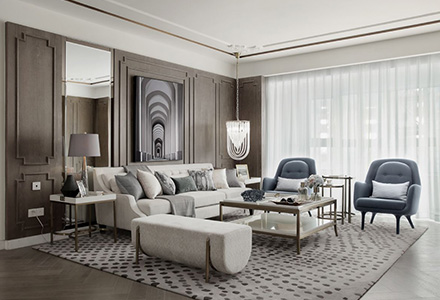 北京昆侖域新古典風(fēng)格軟裝設(shè)計(jì)